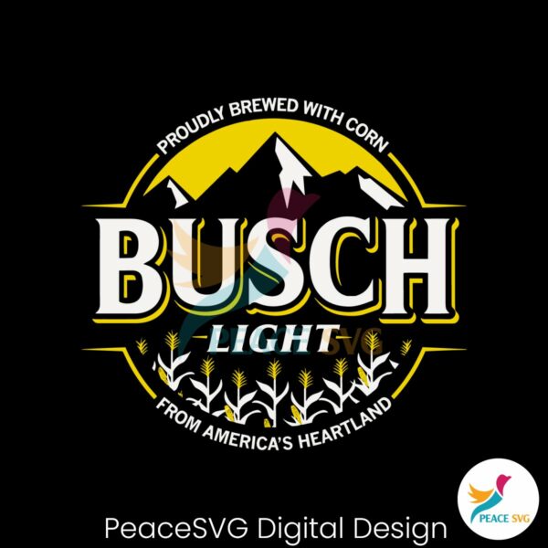 busch-light-proudly-brewed-with-corn-svg