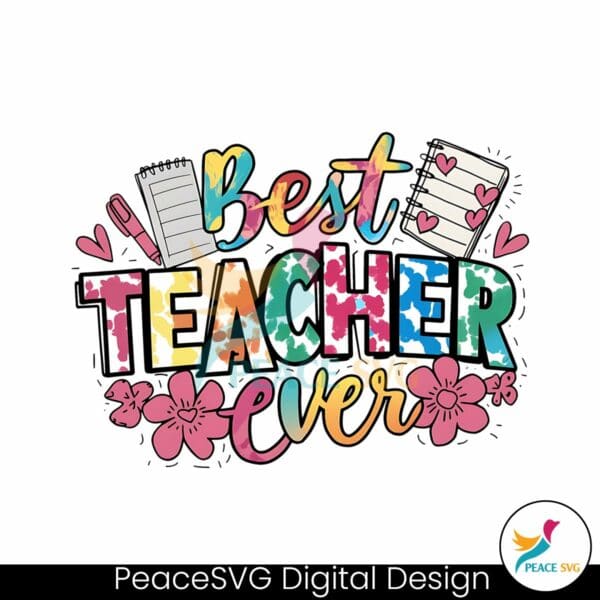 funny-best-teacher-ever-floral-png