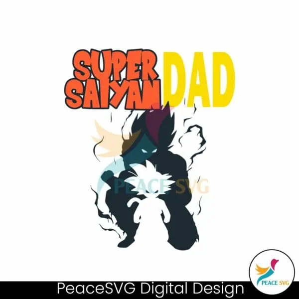 retro-goku-super-saiyan-dad-cartoon-svg