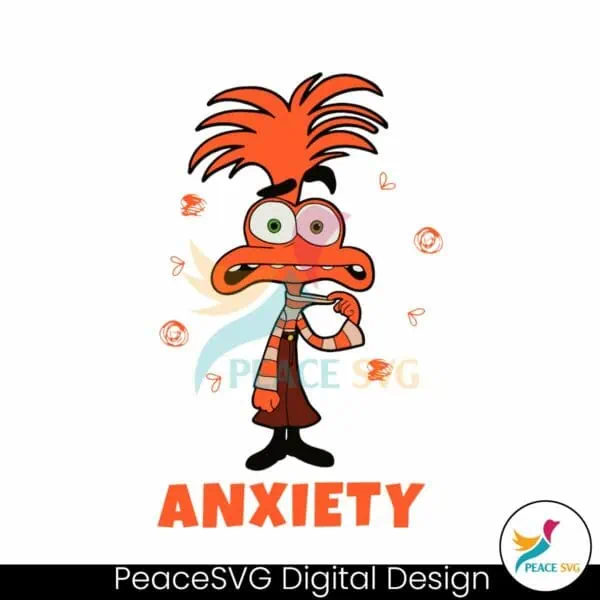 inside-out-anxiety-disney-character-svg