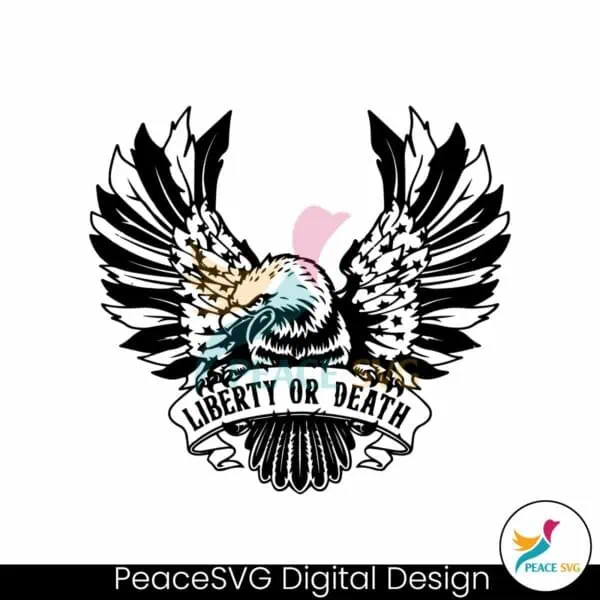 eagles-american-flag-liberty-or-death-svg