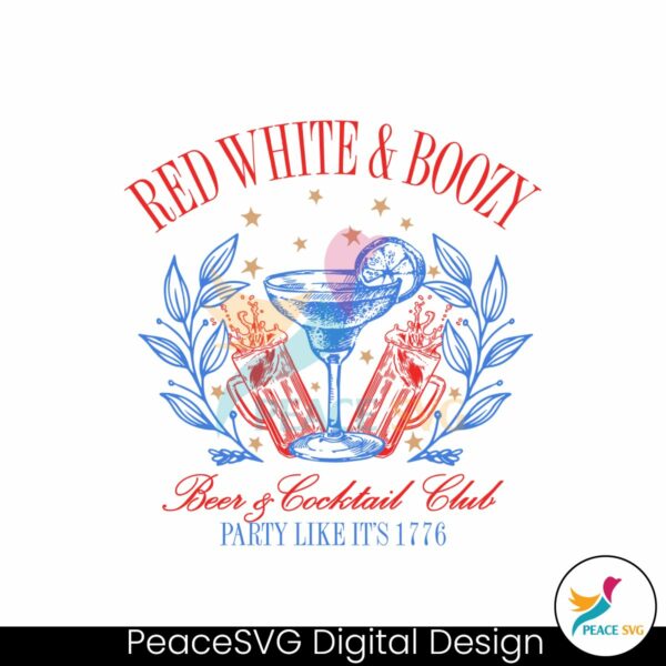 red-white-and-boozy-beer-and-cocktail-club-svg