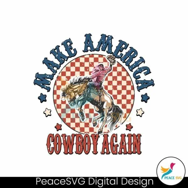 checkered-make-america-cowboy-again-png