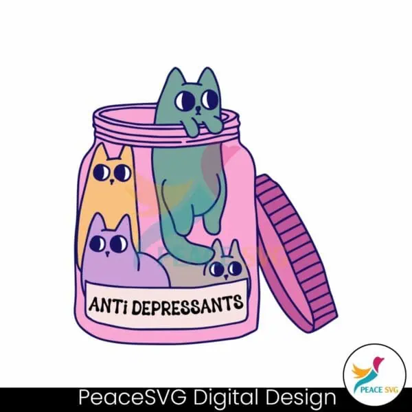 antidepressant-cat-mental-health-matter-svg