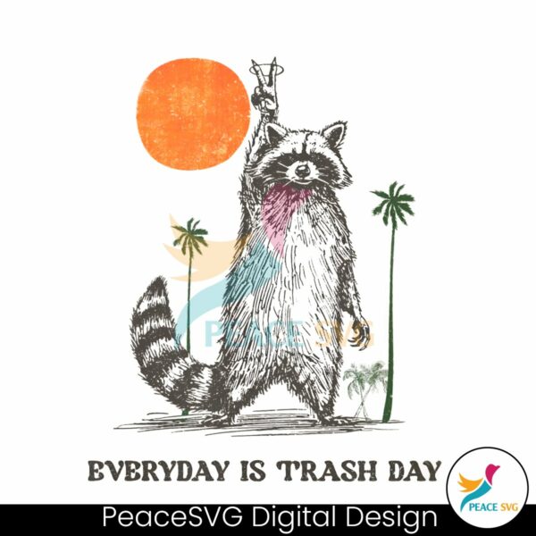 everyday-is-trash-day-raccoon-meme-png