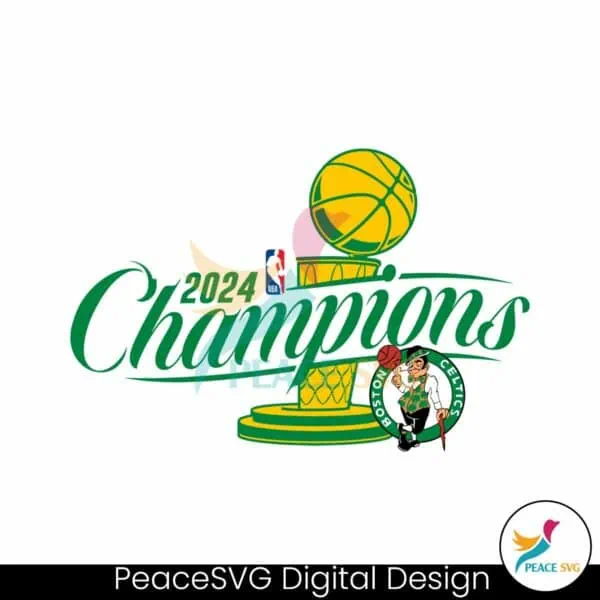 2024-nba-champions-boston-celtic-trophy-svg