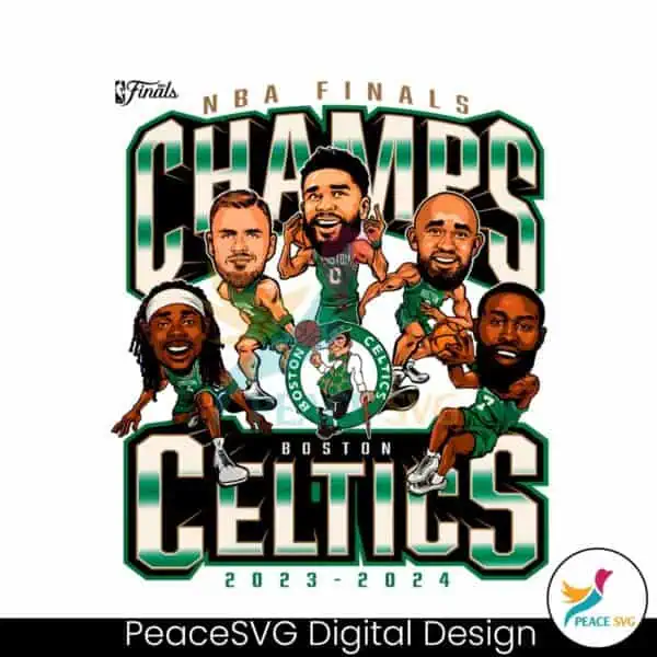 boston-celtics-2024-nba-finals-champs-caricature-png