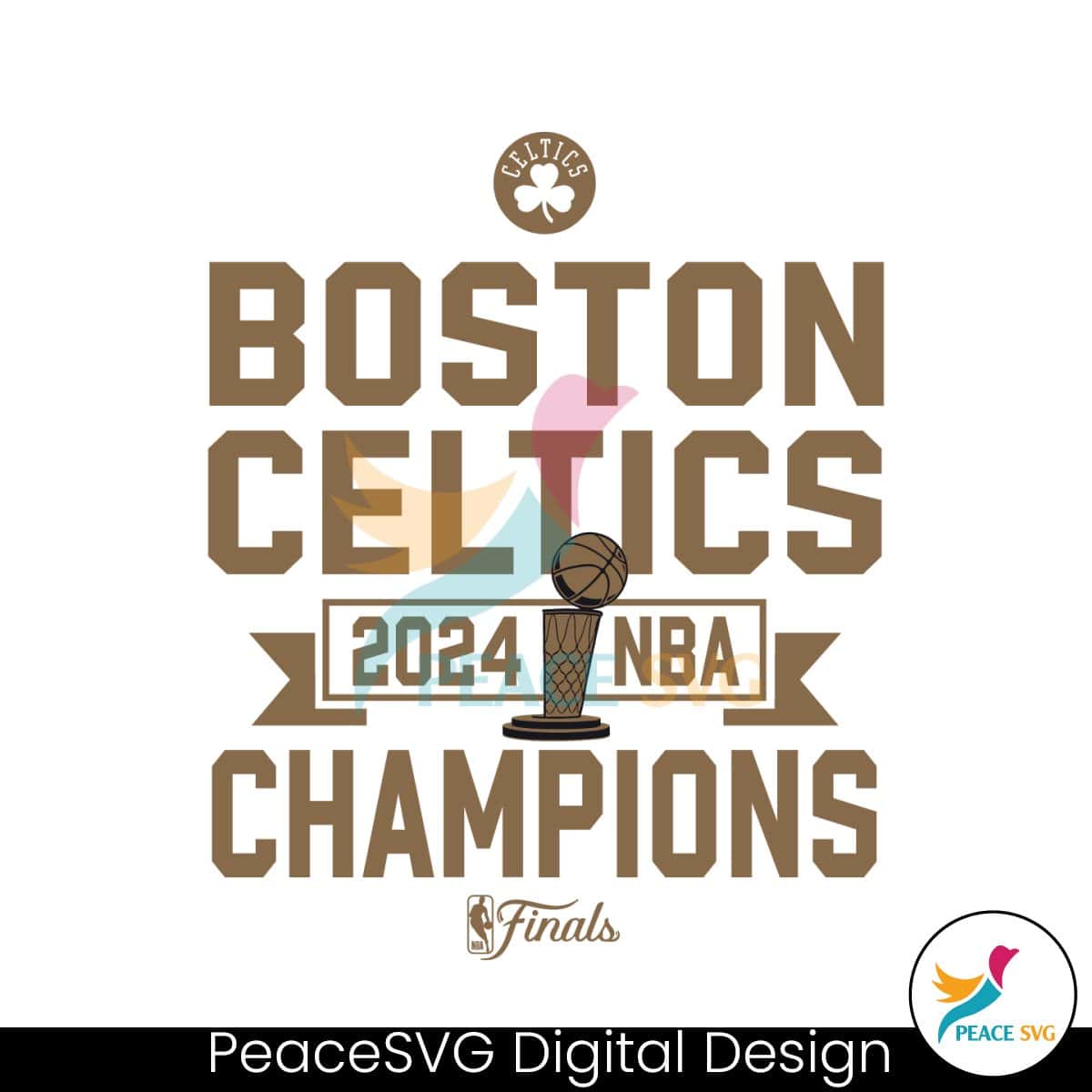 Vintage Boston Celtics 2024 NBA Champions SVG » PeaceSVG