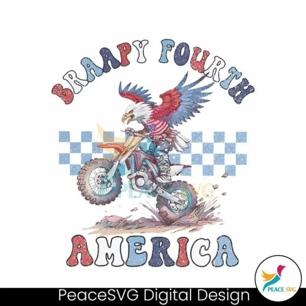 braapy-fourth-america-dirt-bike-patriotic-bald-eagle-png