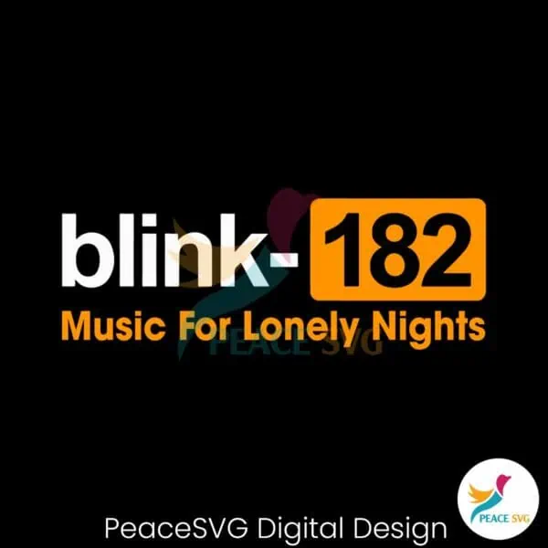 blink-182-music-for-lonely-nights-svg