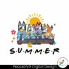 bluey-friends-summer-vacation-cartoon-png
