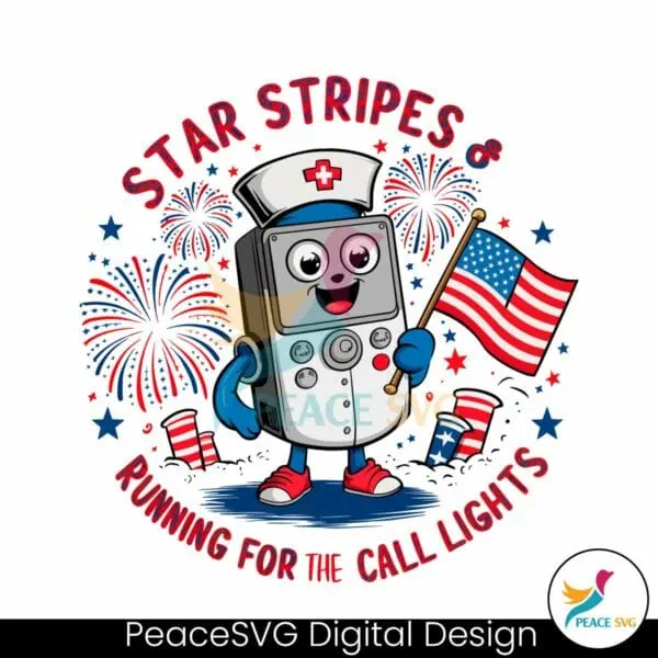 nurse-remote-stars-stripes-and-running-for-call-lights-png