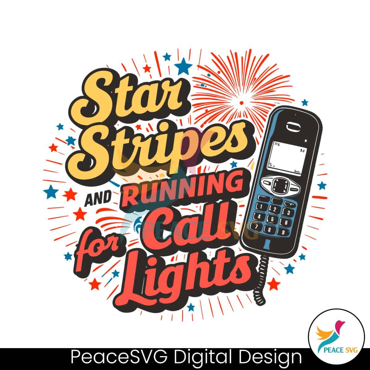 stars-stripes-and-running-for-call-lights-svg