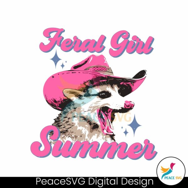 feral-girl-summer-funny-raccoon-meme-png