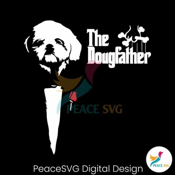 the-dougfather-funny-dog-dad-silhouette-svg