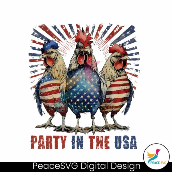party-in-the-usa-patriotic-usa-chicken-png
