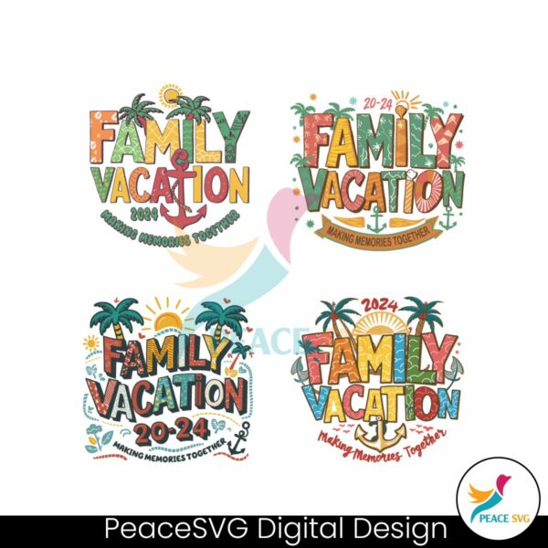 family-vacation-making-memories-together-2024-svg-bundle