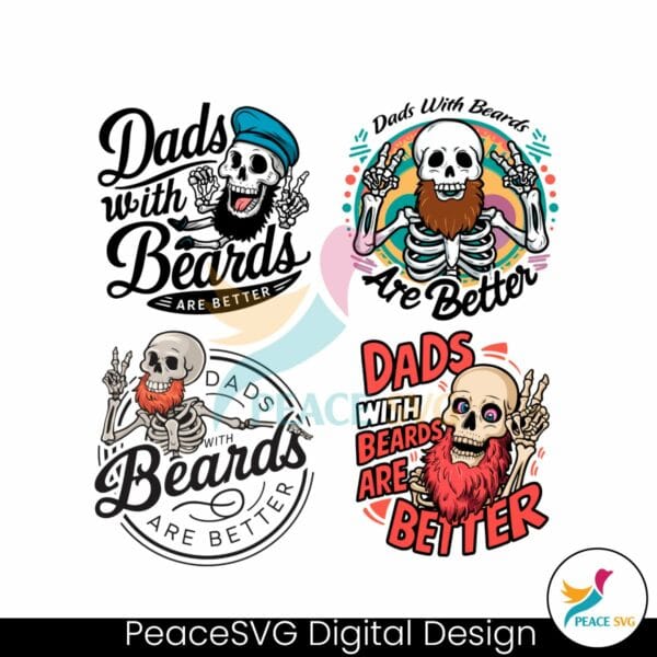 dads-with-beards-are-better-svg-bundle