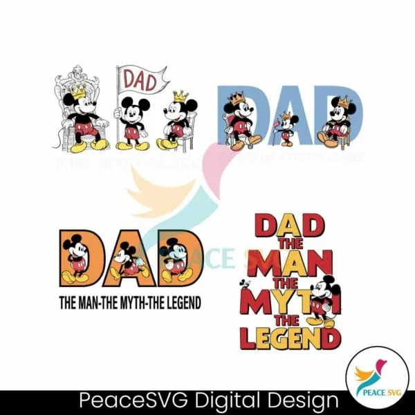 dad-the-man-the-myth-the-legend-mickey-mouse-svg-bundle