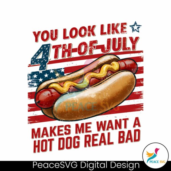 you-look-like-the-4th-of-july-hot-dog-usa-flag-png