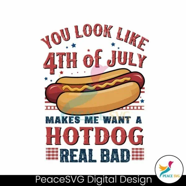 you-look-like-the-4th-of-july-funny-hot-dog-png