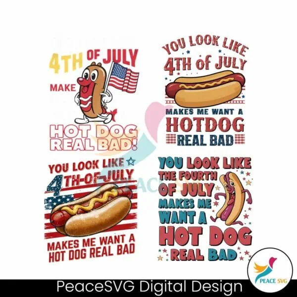 you-look-like-the-4th-of-july-hot-dog-real-bad-png-bundle