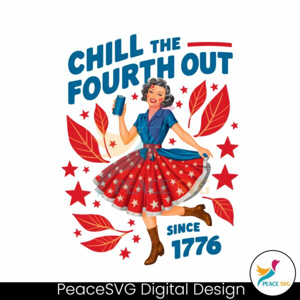 chill-the-fourth-out-since-1776-patriotic-girl-png