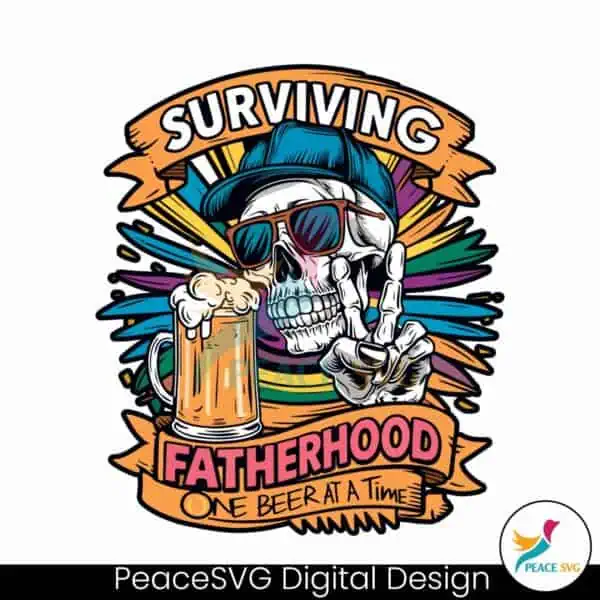 surviving-fatherhood-one-beer-at-a-time-skeleton-dad-png