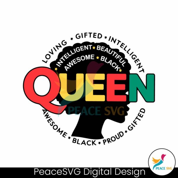 queen-awesome-beautiful-happy-juneteenth-svg