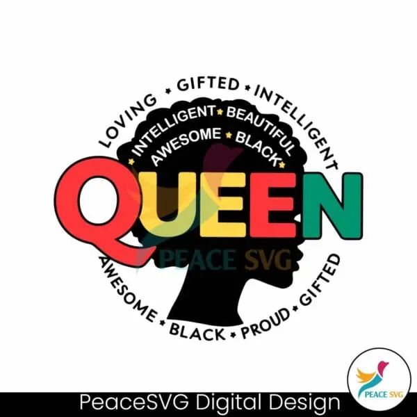 queen-awesome-beautiful-happy-juneteenth-svg