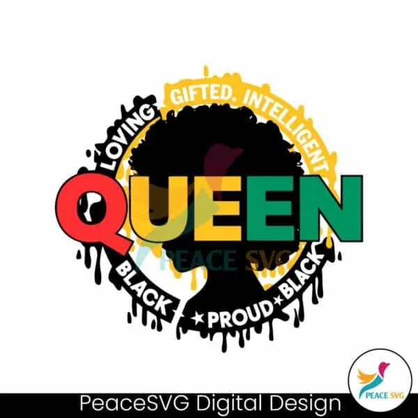 queen-black-women-happy-juneteenth-svg