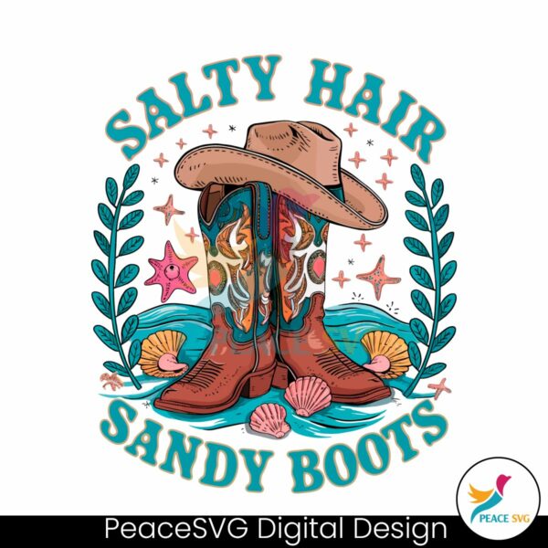 cowgirl-summer-salty-hair-sandy-boots-png