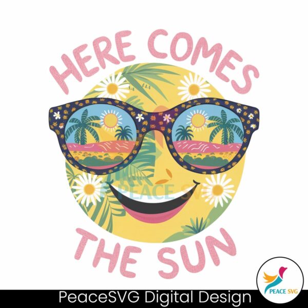 sun-smiley-in-summer-here-comes-png