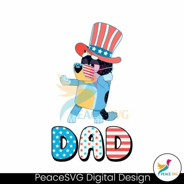 bluey-dog-dad-fourth-of-july-svg