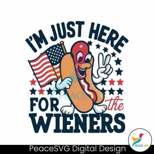 4th-of-july-im-just-here-for-the-wieners-svg