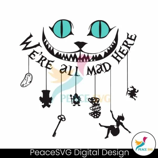 retro-were-all-mad-here-disney-alice-in-wonderland-svg