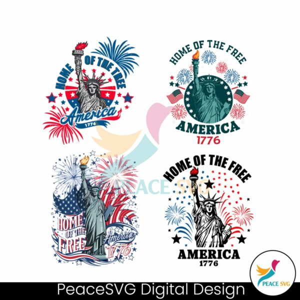 home-of-the-free-america-1776-svg-png-bundle