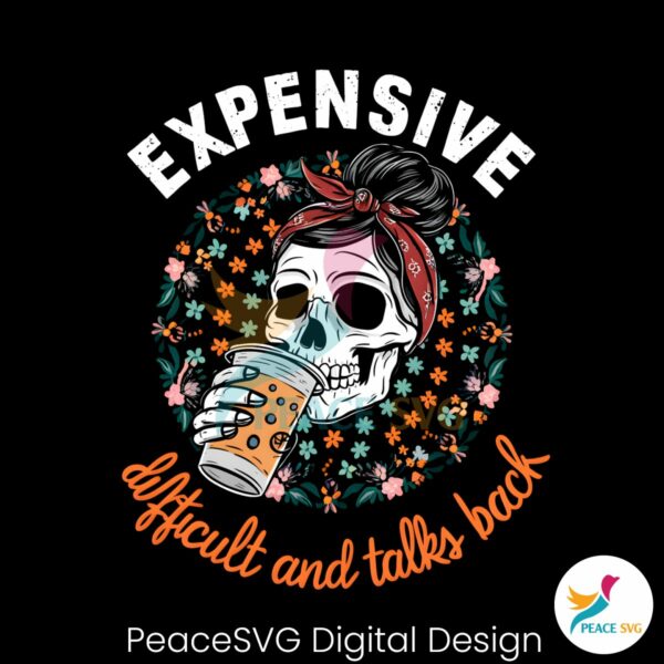 floral-skull-expensive-difficult-and-talks-back-png