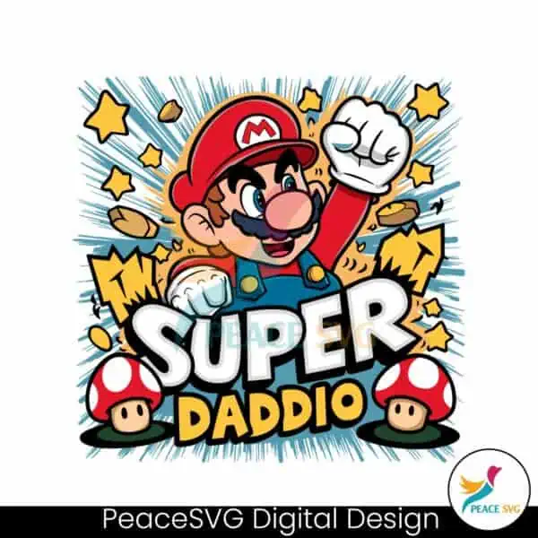 super-daddio-best-dad-cartoon-svg