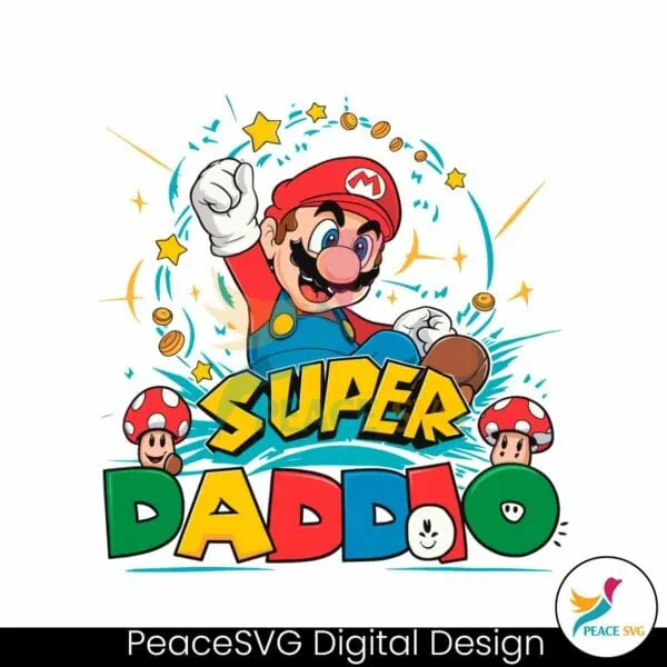 fathers-day-super-daddio-mario-svg