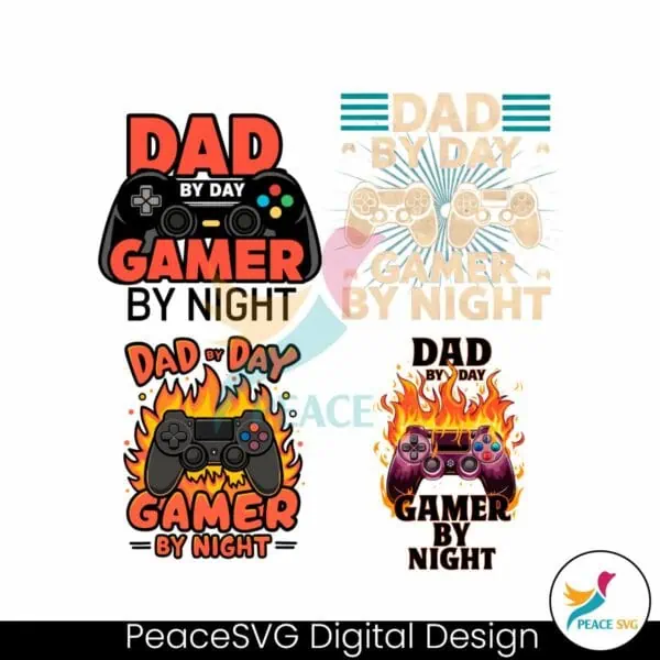 dad-by-day-gamer-by-night-svg-png-bundle