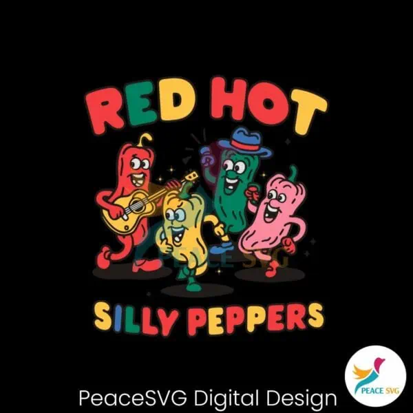 red-hot-silly-peppers-dancing-rock-music-svg