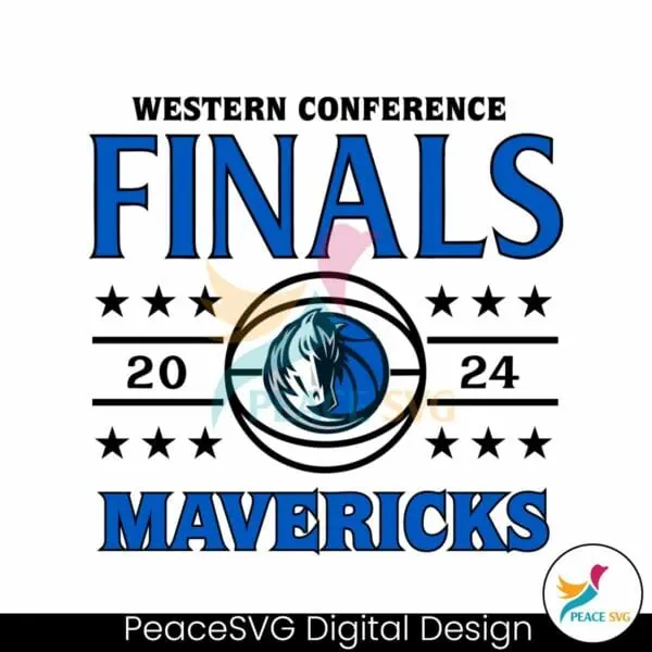 western-conference-finals-mavericks-2024-svg