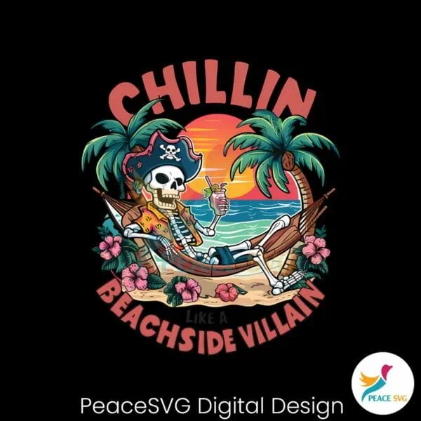 chillin-like-a-beachside-villain-skeleton-summer-png