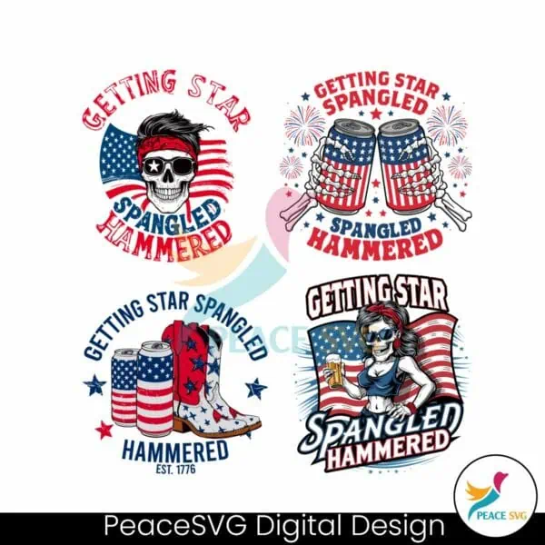 getting-star-spangled-hammered-svg-png-bundle