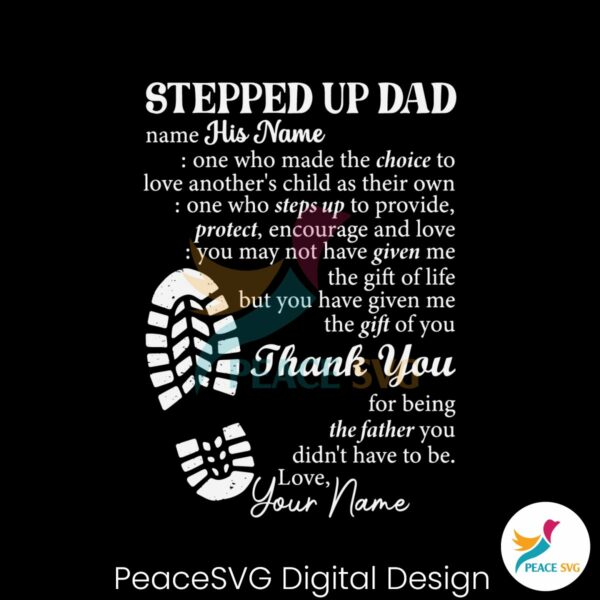 stepped-up-dad-fathers-day-svg