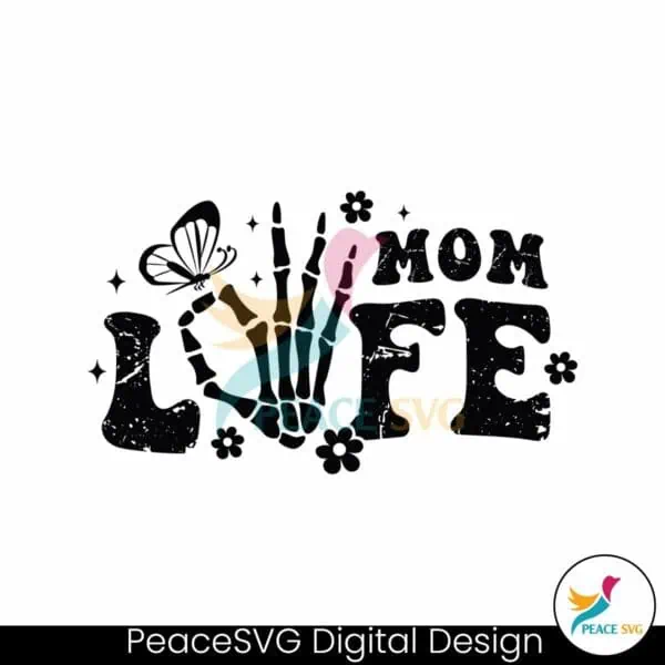 retro-mom-life-skeleton-hand-svg