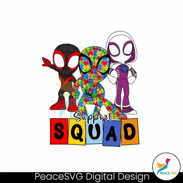 support-squad-autism-cartoon-superhero-png