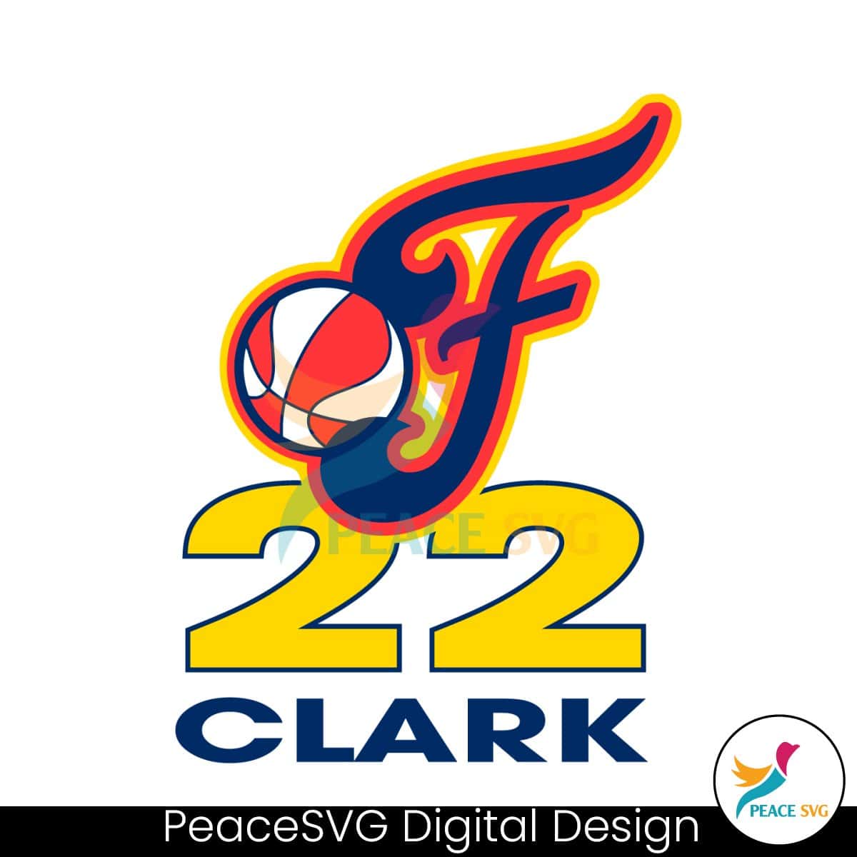 Caitlin Clark Indiana Fever Wnba Svg Clipart Peacesvg