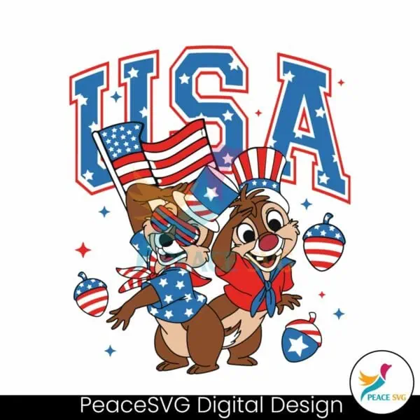 chip-and-dale-with-nuts-patriotic-usa-svg